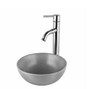 כיור מונח בצורה קערה מעוגל – מידות: 28/28/12 ס"מ