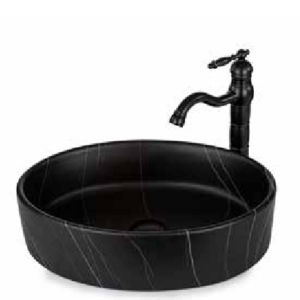 כיור חרס עגול – גודל: 50/35/14 ס"מ