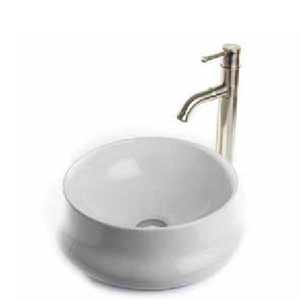 כיור עגול מונח – גודל 40/40/16 ס"מ