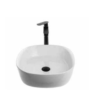 כיור מרובע מונח – גודל: 44/44/13 ס"מ