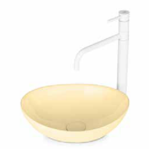 כיור חרס עגול מונח – גודל: 36/30/12 ס"מ