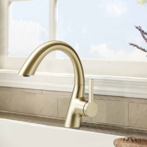 ברז פרח נמוך לכיור אינטרגלי – פיה מסתובבת