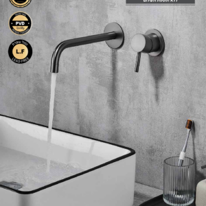 מערכת לכיור ברז קיר ידית סטיק