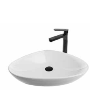 כיור חרס מונח – כיור מעוצב עמיד וחזק – מידות: 59/59/14 ס"מ