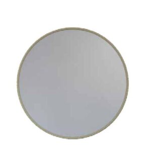 מראה קריסטל עגולה עם מסגרת זהב – מידות: 50 – 70 – 80 ס"מ