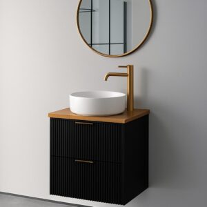 ארון אמבטיה דגם שווייץ  גוף סנדוויץ 60 ס"מ